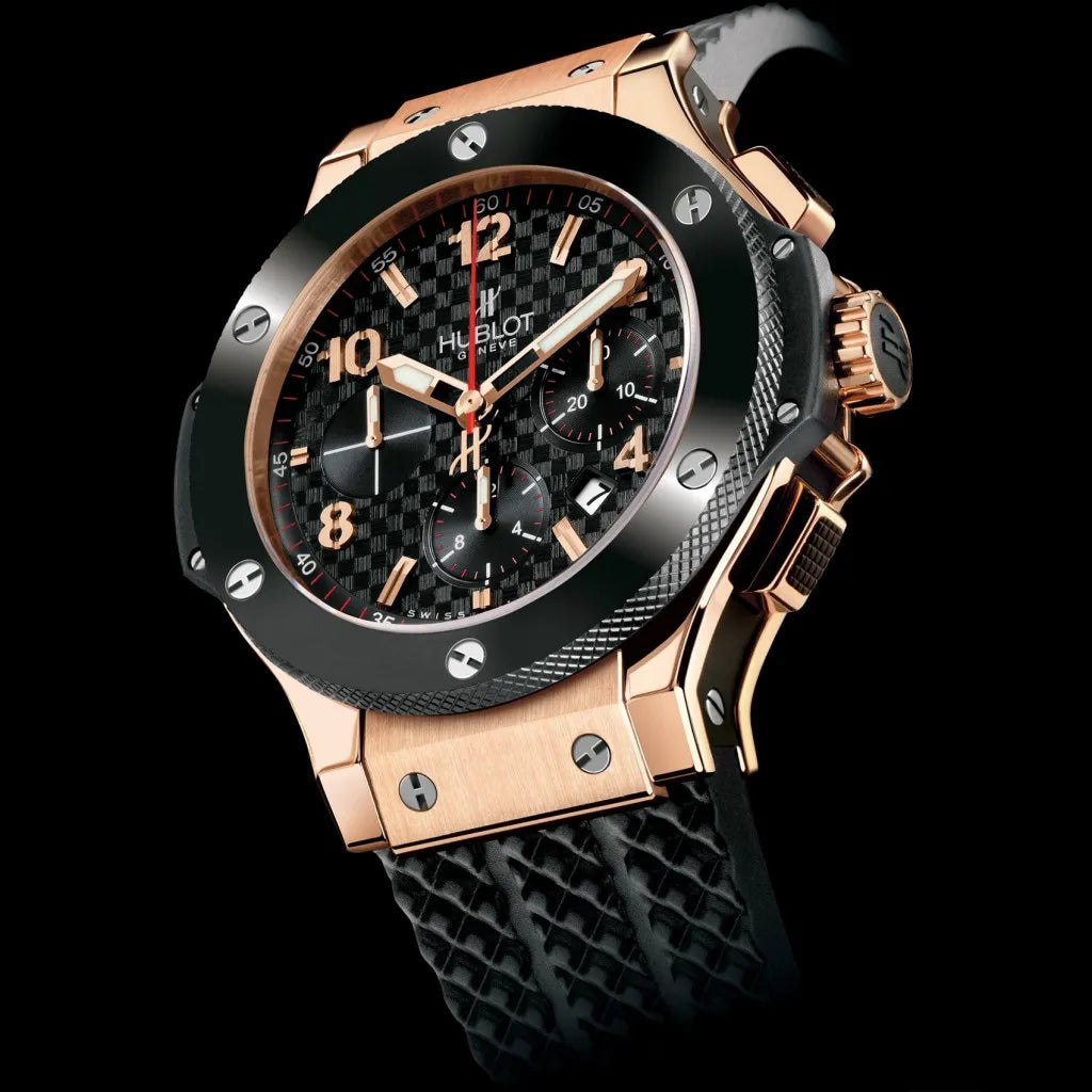 Hublot Watch Big Bang Black Rubber Strap 44mm - Master Copy