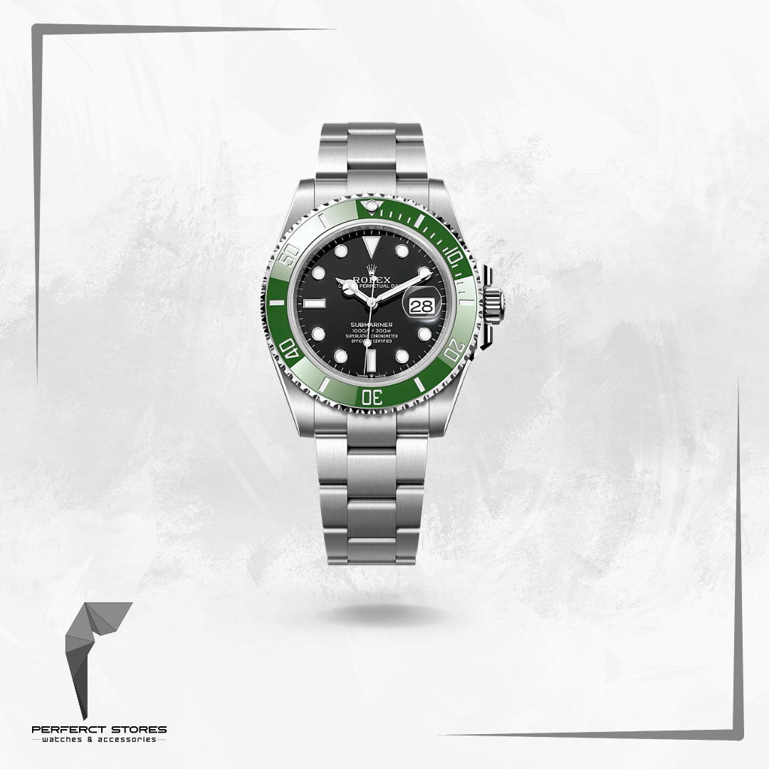 Rolex Submariner Starbucks Green Bezel Stainless Steel Watch - Master Copy