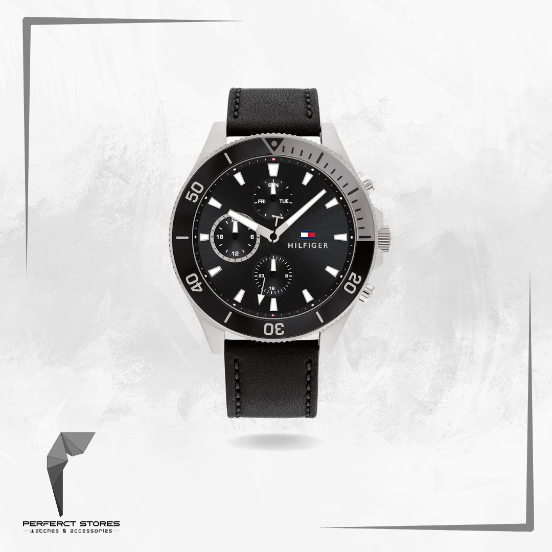 Tommy Hilfiger Men Black Dial Watch - 1791984 - Original