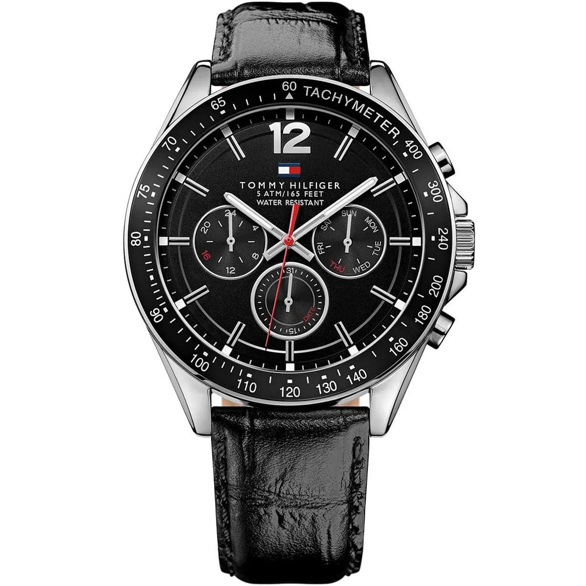 TOMMY HILFIGER Men's Leather Analog Watch 1791117