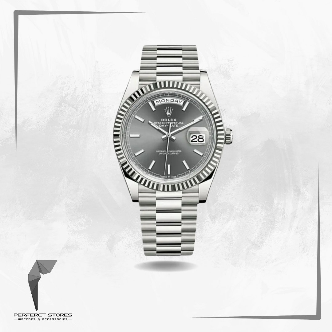 Rolex Day-Date Slate Rhodium Grey Dial - Master Copy