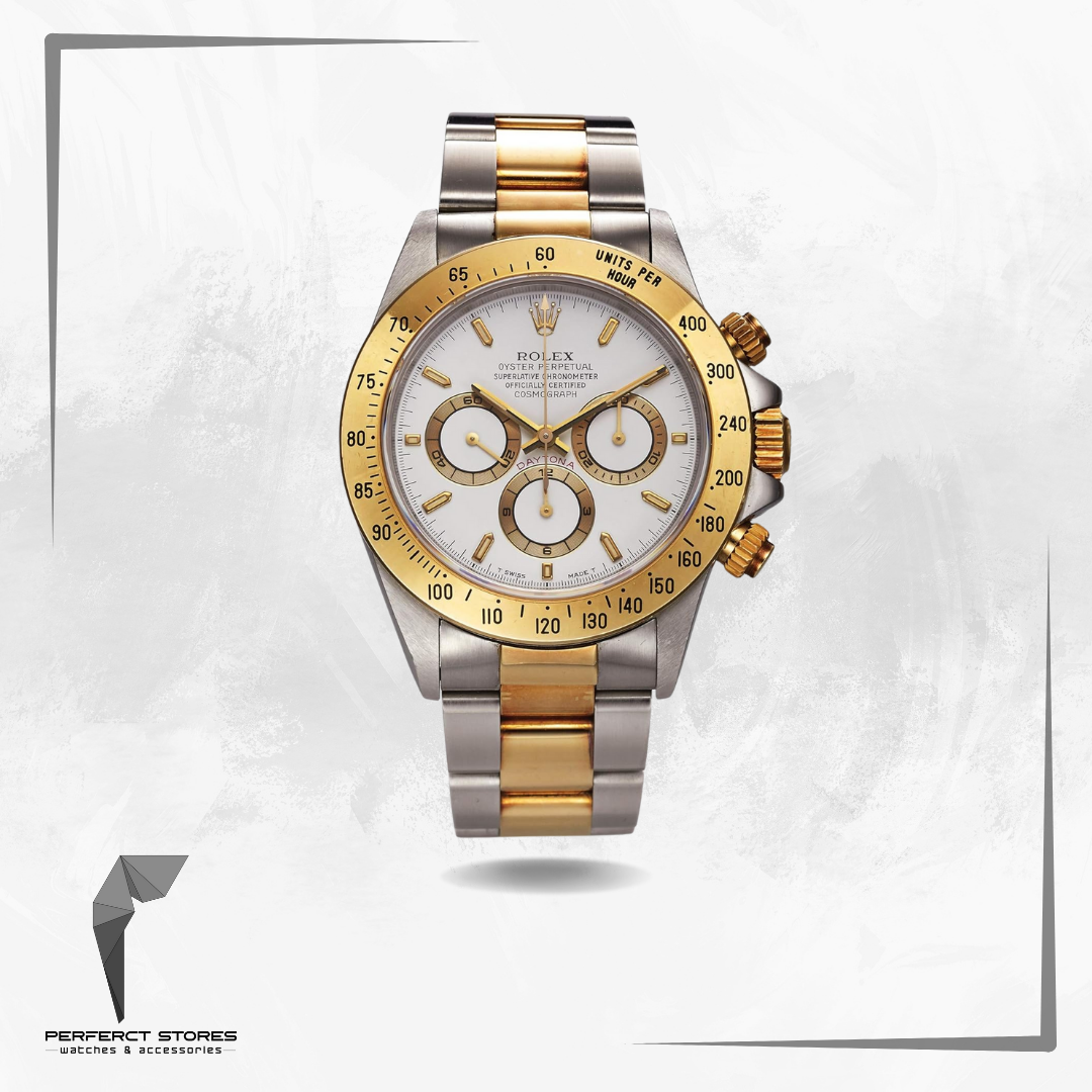 Rolex Daytona Two-Tone Yellow Gold Stainless Steel White Dial - Master Copy