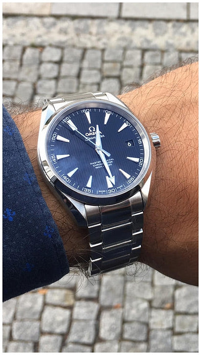 Omega Seamaster Aqua Terra Steel Mens Watch - Master Copy