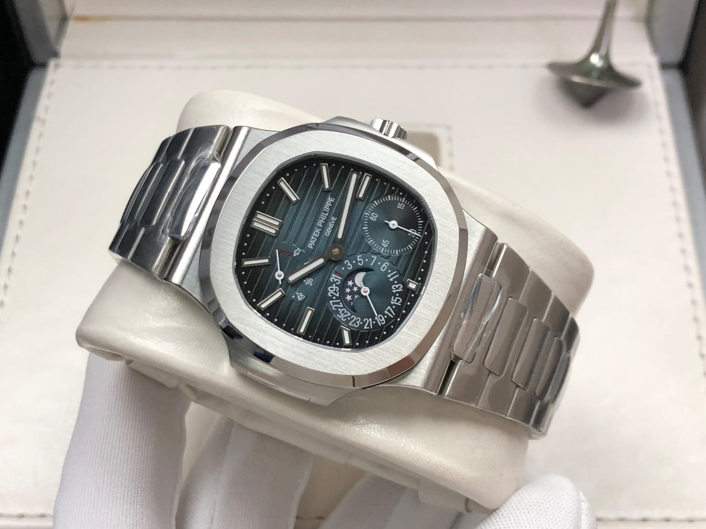 Patek Philippe Power Reserve Blue Dial - Master Copy