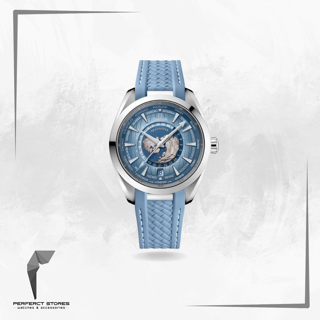 Omega Seamaster Aqua Terra Worldtimer "Summer Blue" - Master Copy