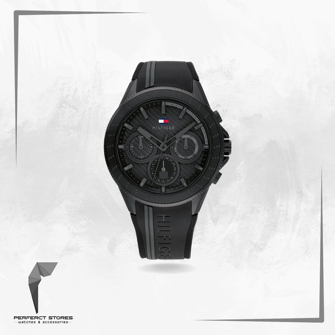 TOMMY HILFIGER Men's Aiden Black Dial Watch - 1791861 - original