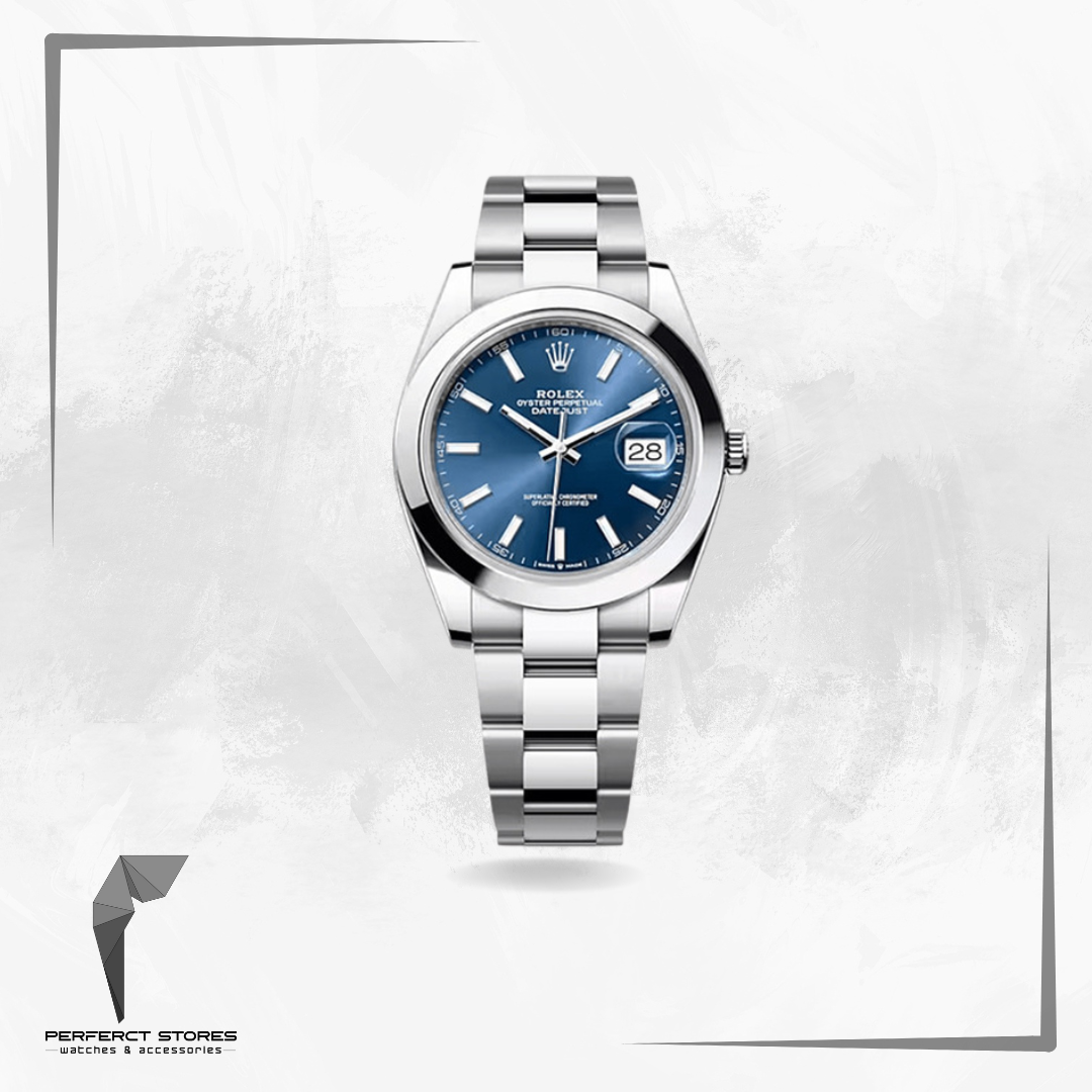 New Rolex Datejust 41mm Blue Dial Steel Men's Casual Luxury Watch - Master Copy