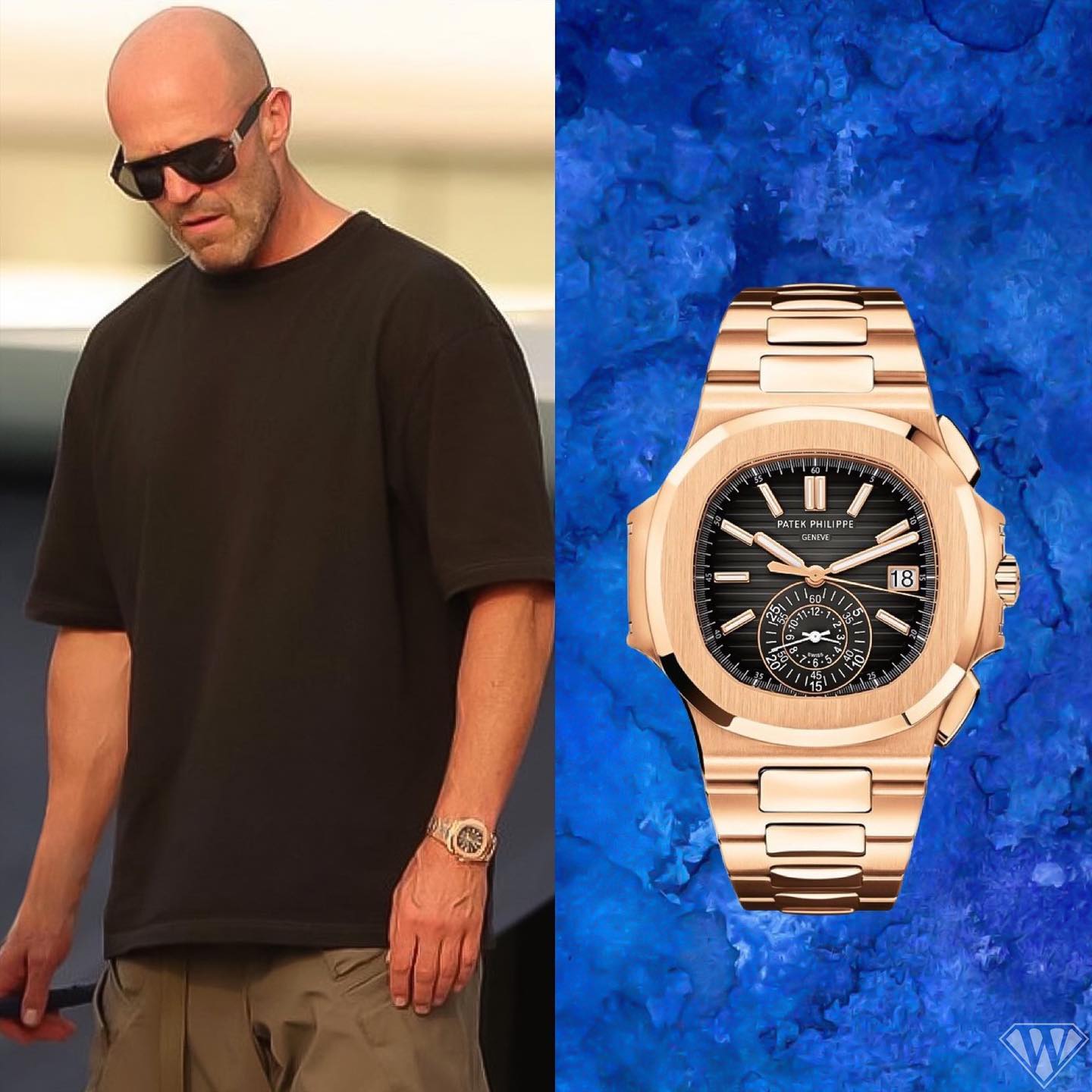 Rose Gold Patek Philippe Nautilus Chronograph - Master Copy