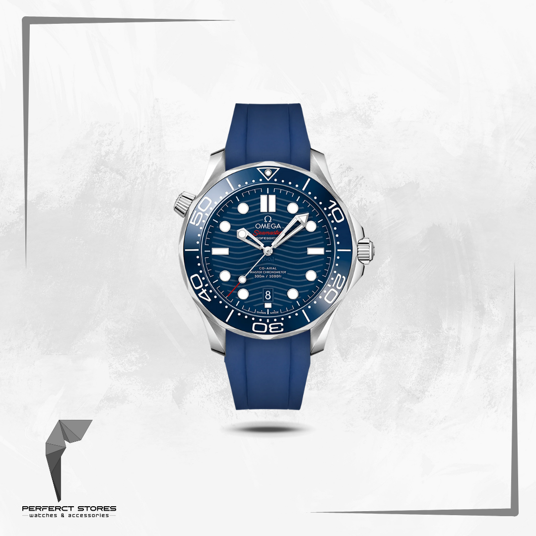 Omega Seamaster Diver 300 Co-Axil Master Chronometer Blue Dial - Master Copy