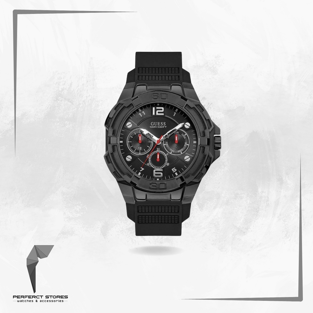 GUESS Men's Rubber Analog Watch W1254G2 - Original