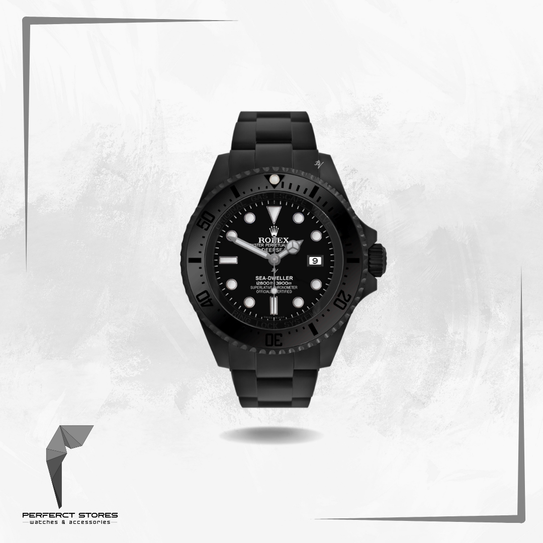 Black Rolex Sea-Dweller Stealth Mode - Master Copy