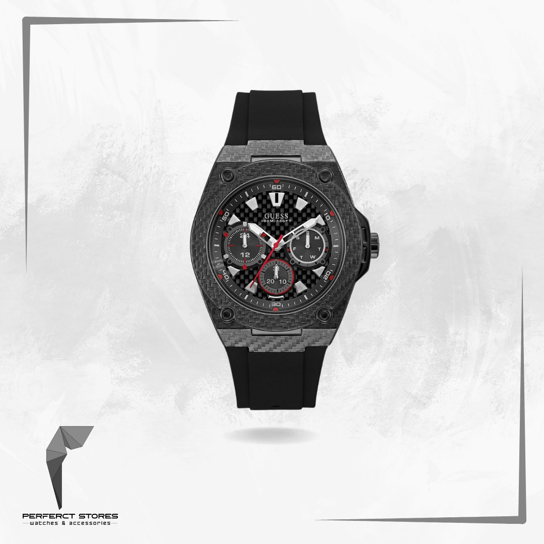Men's Silicone Analog Watch W1048G2 - guess - Original