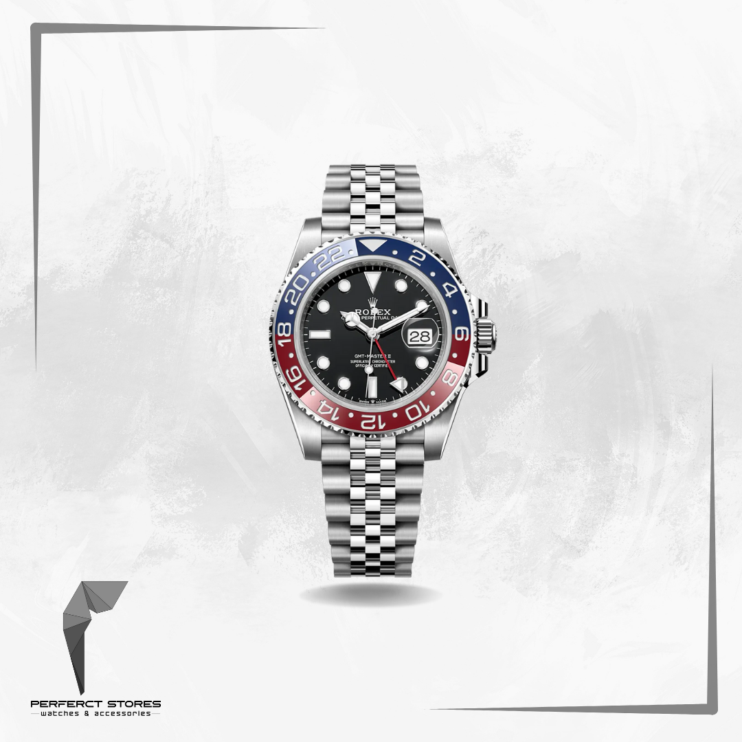Rolex GMT-Master II 'Pepsi' Stainless Steel Black Dial Jubilee - Master Copy
