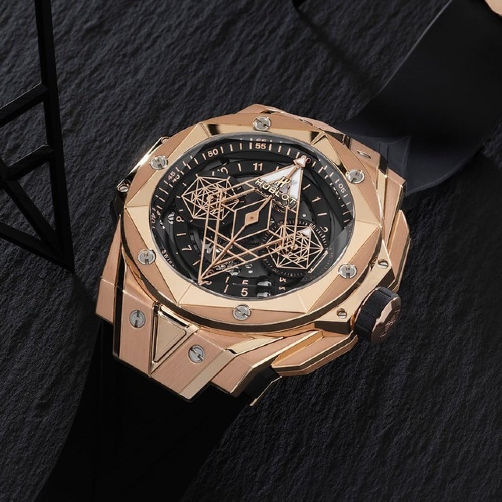 Hublot Big Bang Sang Bleu II Gold - high Quality
