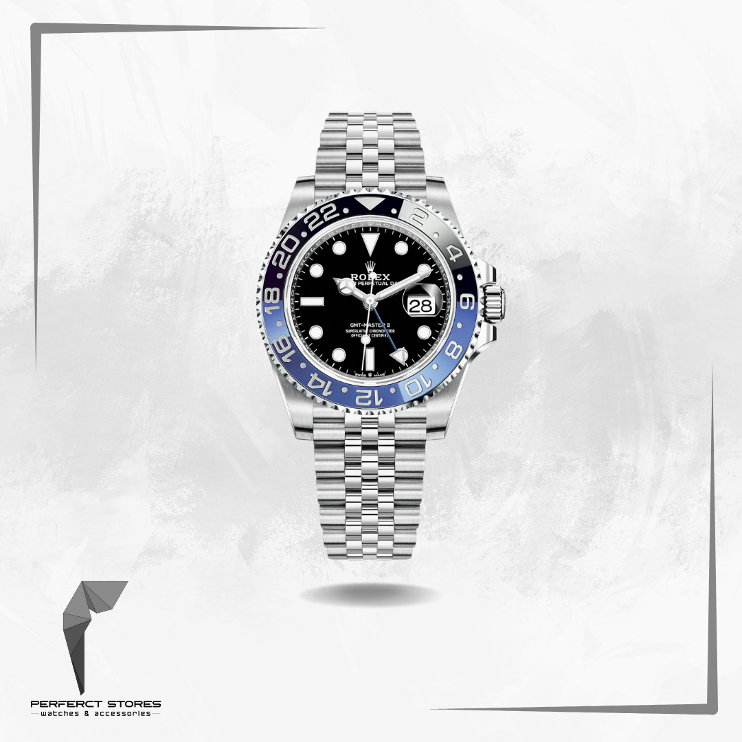 Rolex GMT-Master II 'Batgirl' Stainless Steel Jubilee - Master Copy