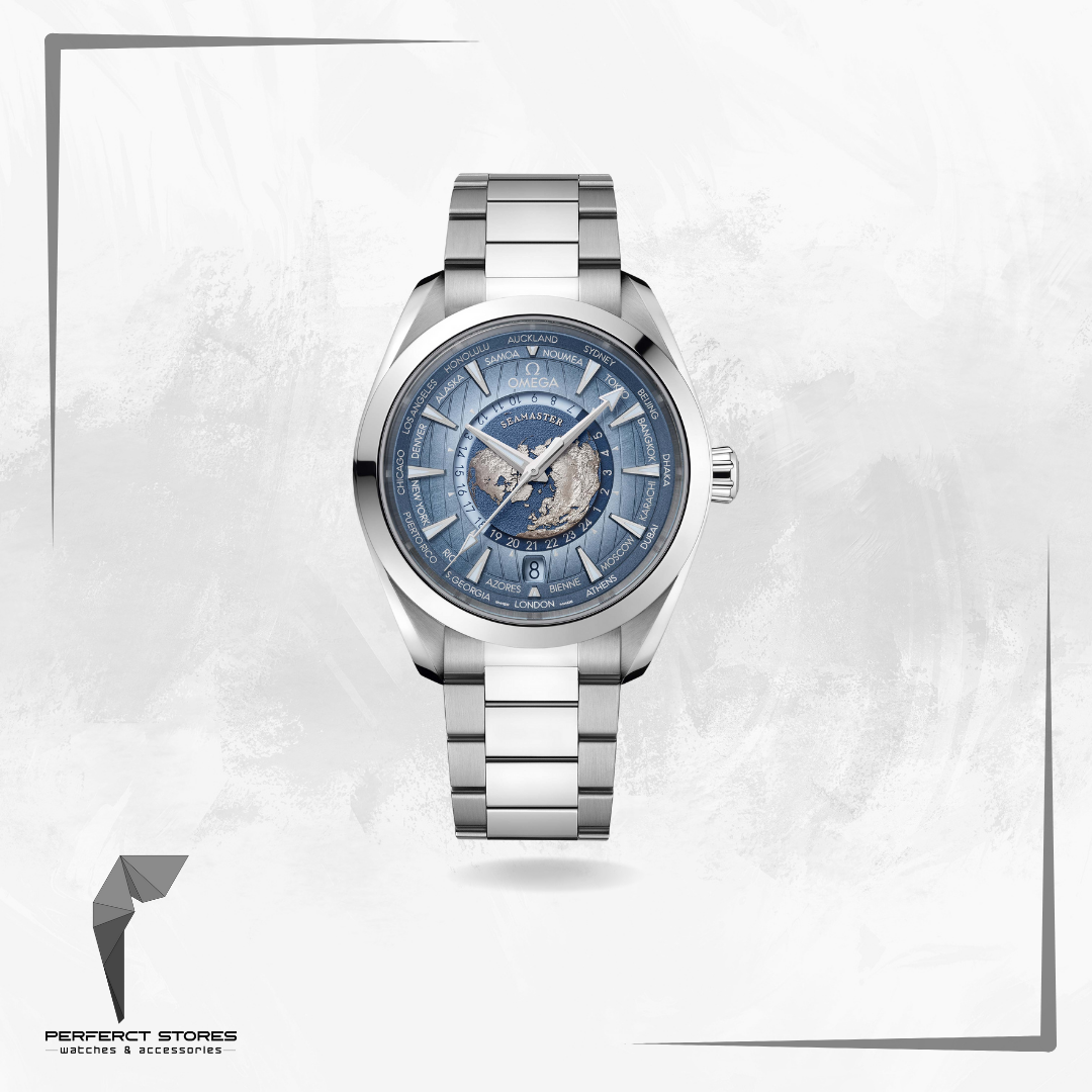 Omega Seamaster Worldtimer Steel Mens Watch - Master Copy