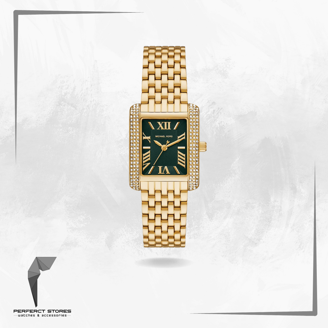 Michael Kors Emery Three-Hand Gold-Tone Stainless Steel Watch MK4742