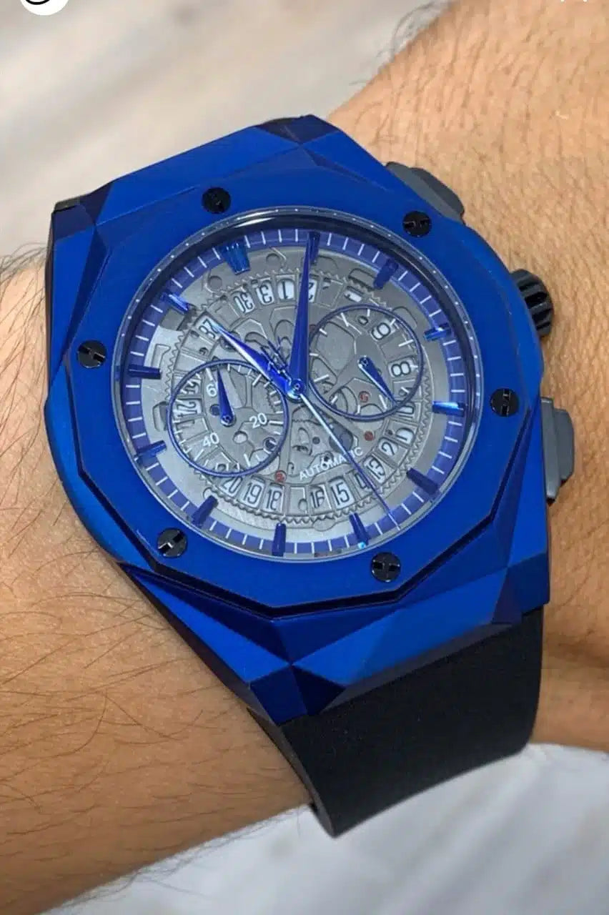 Hublot Classic Fusion Aerofusion Chronograph Orlinski Blue Ceramic - Master Copy