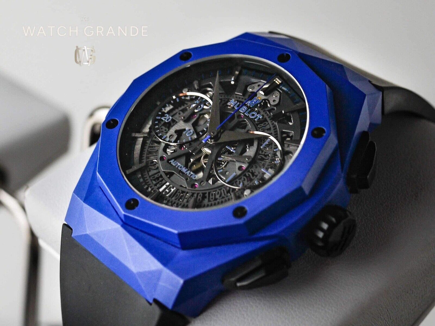 Hublot Classic Fusion Aerofusion Chronograph Orlinski Blue Ceramic - Master Copy