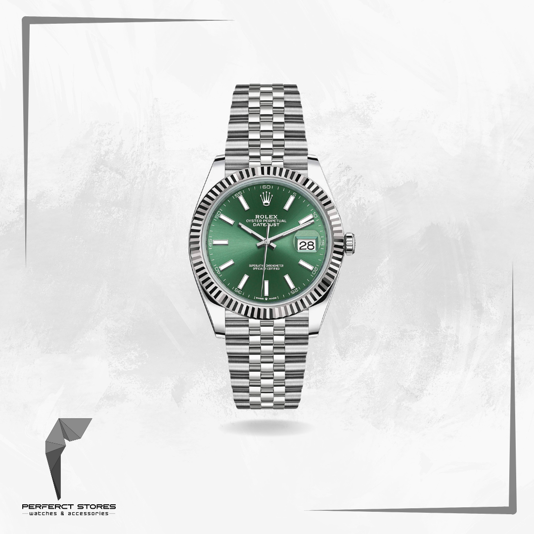 Rolex Datejust Mint Green Dial 2022 Jubilee - Master Copy