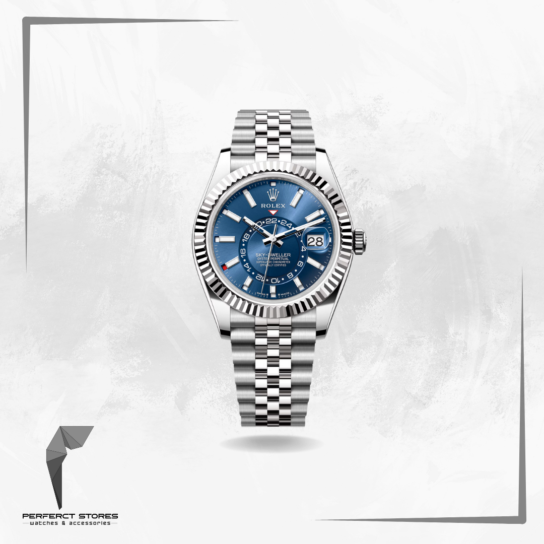 Rolex Sky-Dweller Stainless Steel Blue Dial Jubilee - Master Copy