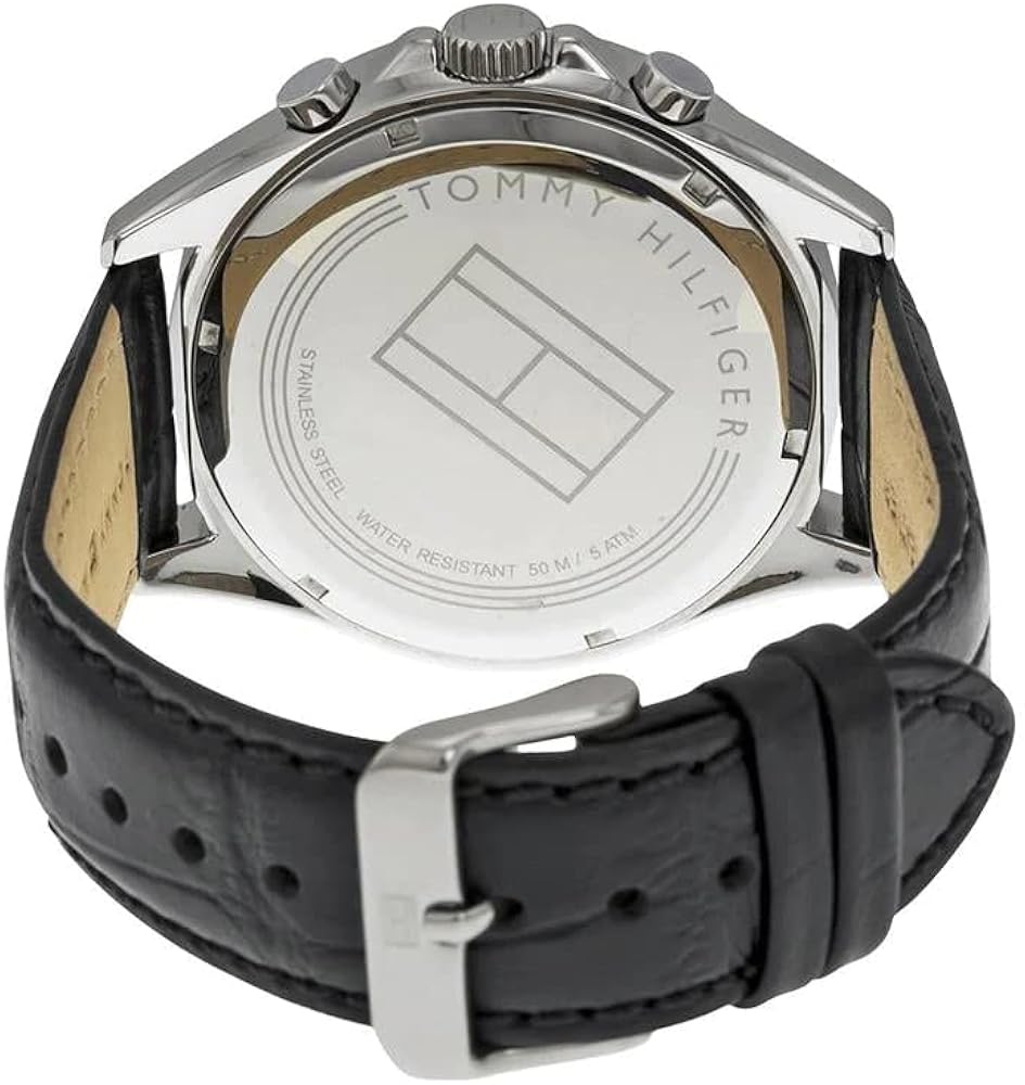 TOMMY HILFIGER Men's Leather Analog Watch 1791117