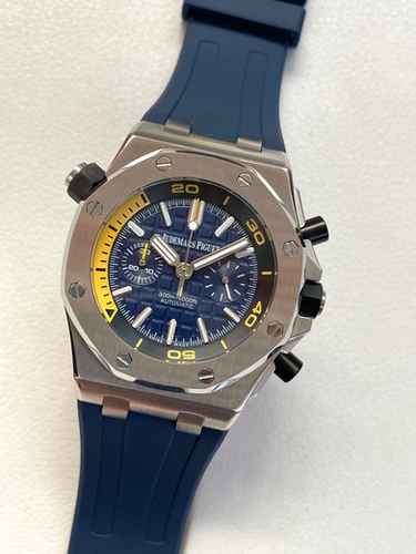 Audemars Piguet Royal Oak Chrono blue - Master Copy