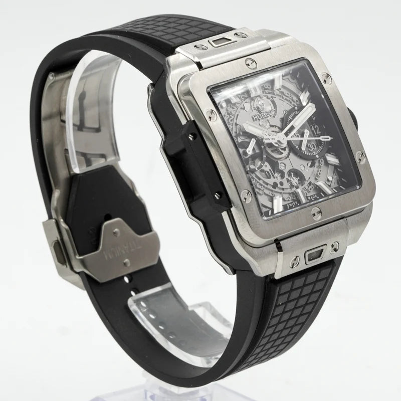 Hublot 2023 Unico Titanium Square Bang - Master Copy