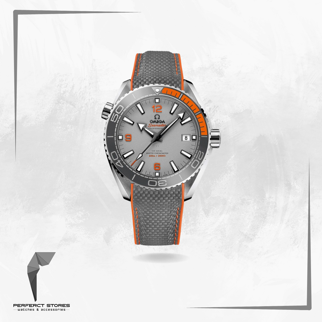 Omega Seamaster Planet Ocean 600M Grey Rubber Strap Men's Watch - Master Copy