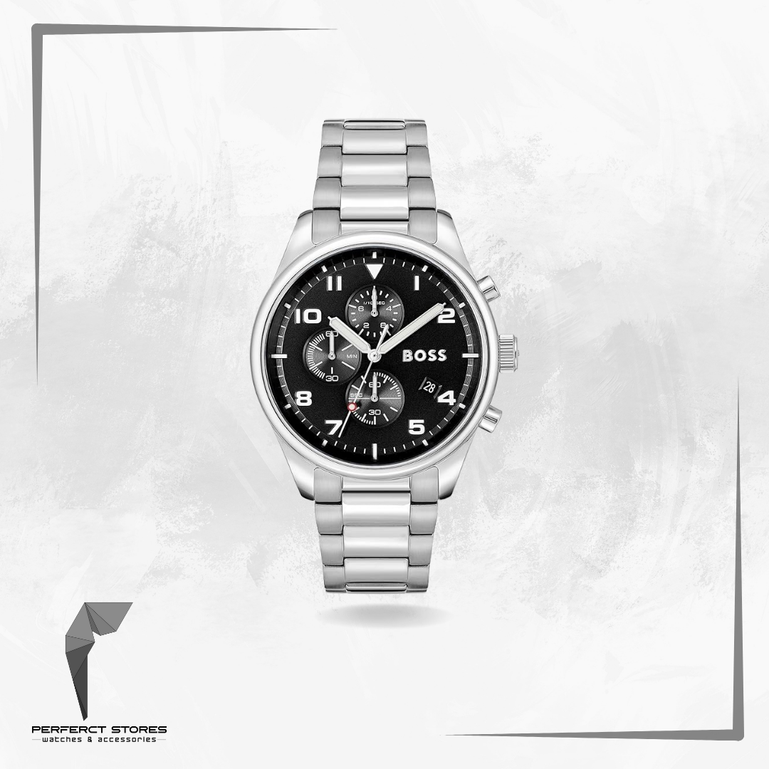 BOSS View Analog Black Dial Men's Watch-1514008 - Original