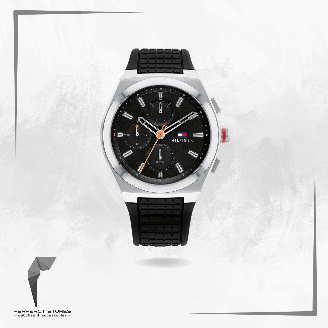 Tommy Hilfiger MEN's BLACK DIAL WATCH - 1791898 - Original