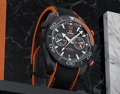 Omega Seamaster Planet Ocean 600M Master Chronometer black - Master Copy