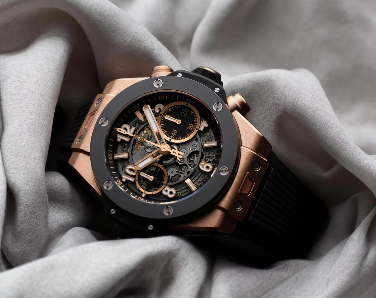 Hublot Watch Big Bang Black Rubber Strap 42mm - Master Copy