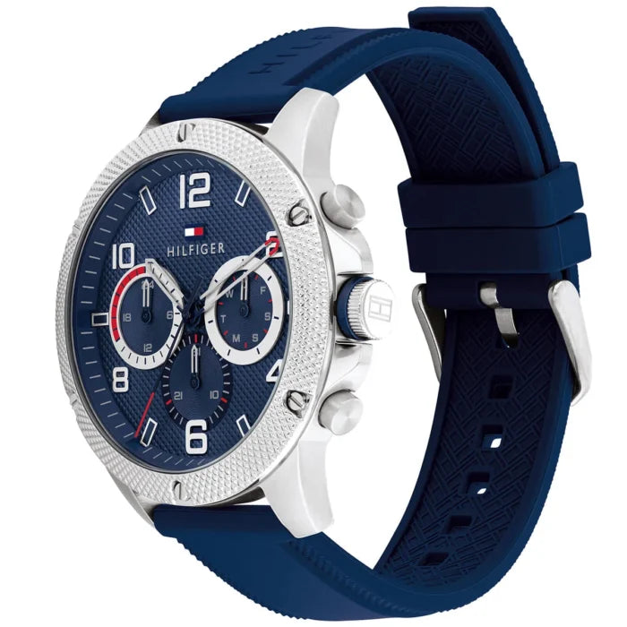 TOMMY HILFIGER Silicone Chronograph Watch 1792027 - original