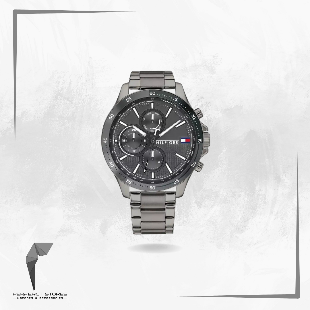 Original Tommy Hilfiger Men's Watch Bank 1791719 - Original