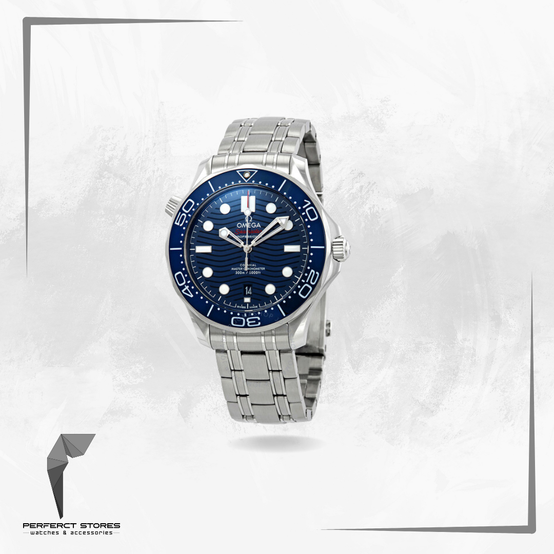 Omega Seamaster Diver 300M Men's Watch with Blue Dial - Master Copy