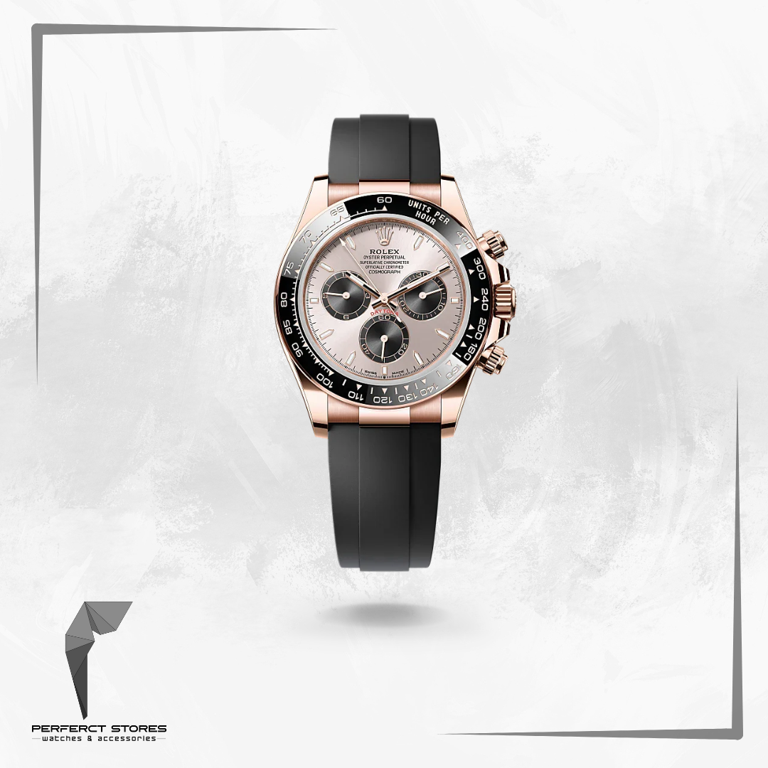 Rolex Daytona Rose Gold Oysterflex Sundust Dial - Master Copy