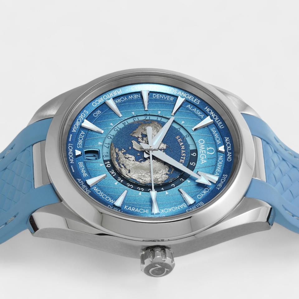 Omega Seamaster Aqua Terra Worldtimer "Summer Blue" - Master Copy