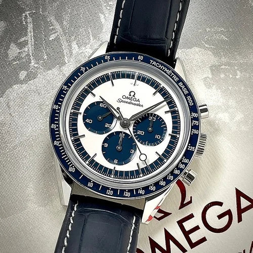 Omega Speedmaster blue - Master Copy