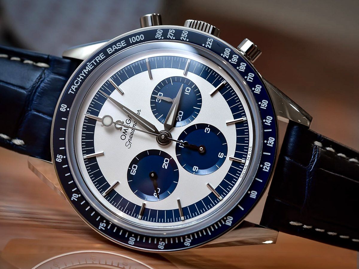 Omega Speedmaster blue - Master Copy