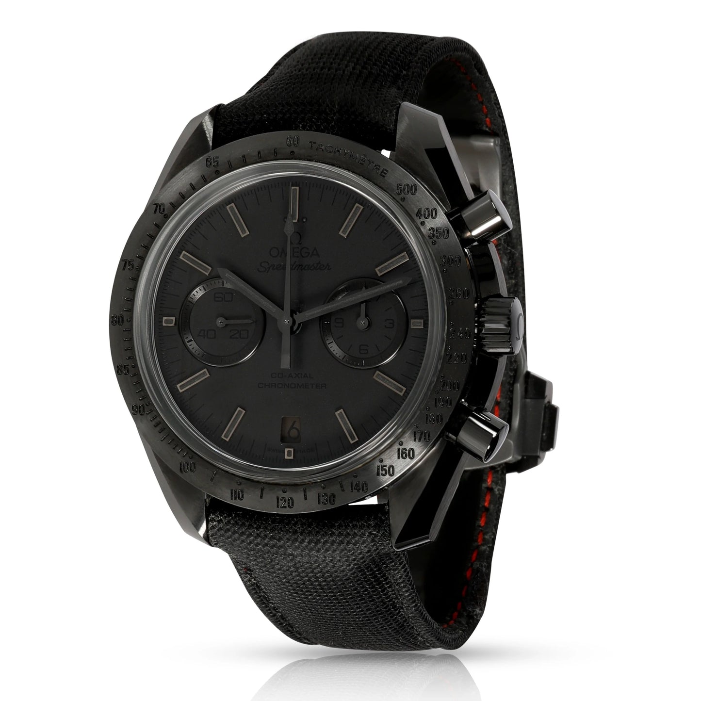 Omega Dark Side of the Moon Co-Axial Chronometer Chronograph Speedmaster in Black - Master Copy