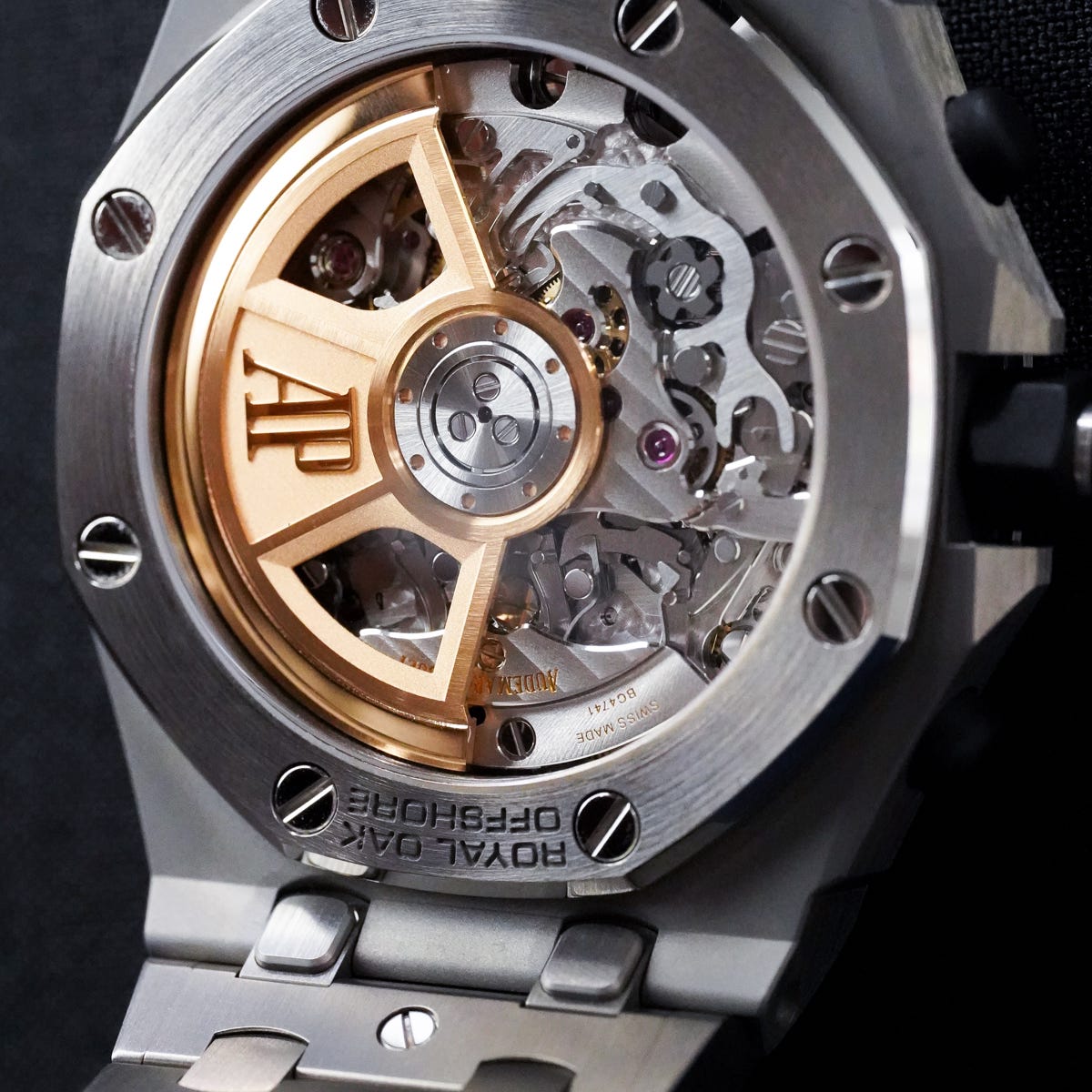 Audemars Piguet Royal Oak "Skeleton" full black - Master Copy