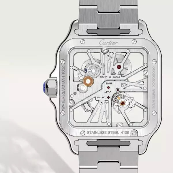 Cartier Santos skeleton Watch - Master Copy