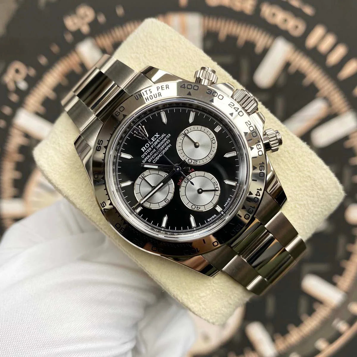 Rolex Cosmograph Daytona Stainless steel Black Dial 2023 - Master Copy