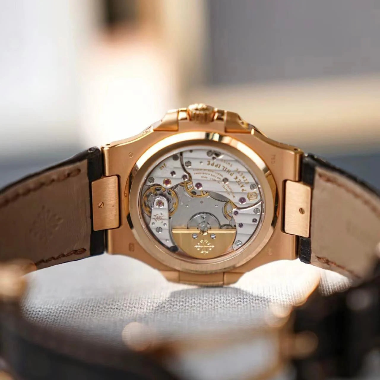 Patek Philippe Nautilus Leather - Master Copy