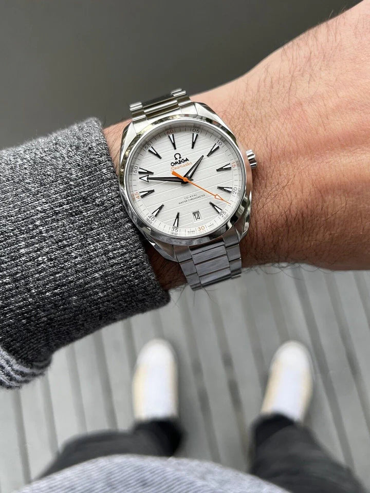 Omega Seamaster Aqua Terra Steel Mens Watch Chronometer - Master Copy