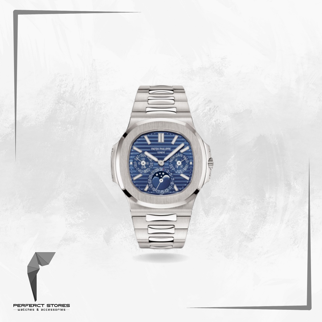 Patek Philippe Nautilus Chronograph Date Stainless Steel Blue Dial - Master Copy