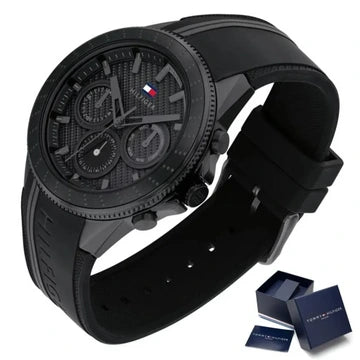TOMMY HILFIGER Men's Aiden Black Dial Watch - 1791861 - original