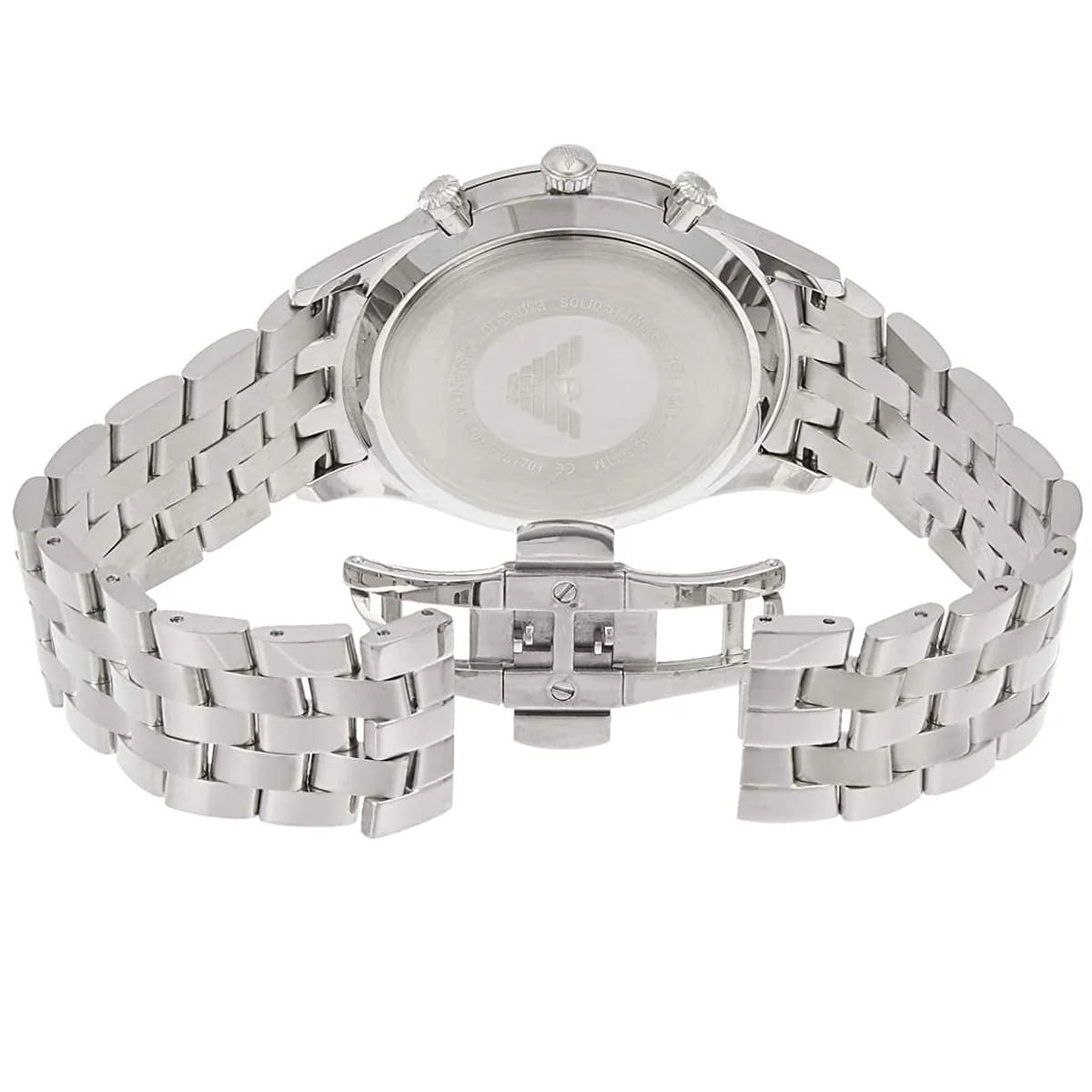 Emporio Armani Men's Chronograph Stainless Steel Watch AR0389 - Original