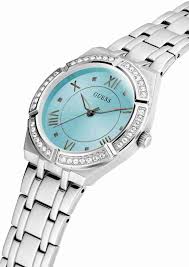 GUESS Ladies Silver Tone Analog Watch - GW0033L7